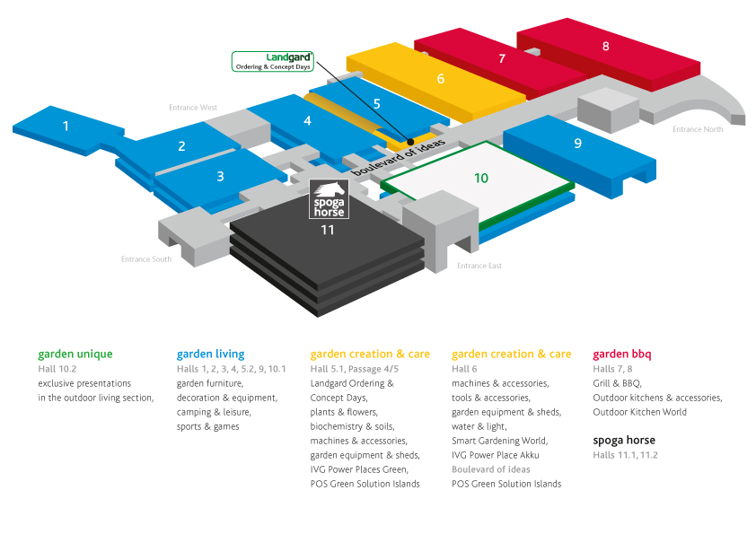 Spoga Gafa Hall Plan